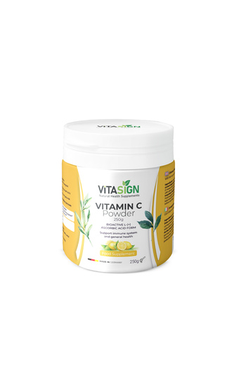 VITASIGN Premium Vitamin C Powder 250g – Pure L-(+)-Ascorbic Acid