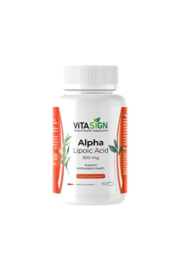 VITASIGN Premium Alpha Lipoic Acid 300mg, 90 Vegan Capsules – Food Supplement