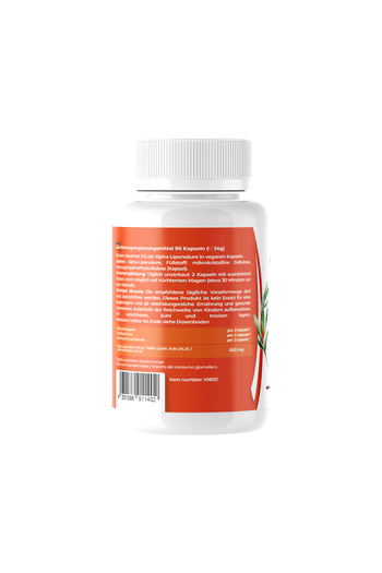 VITASIGN Premium Alpha Lipoic Acid 300mg, 90 Vegan Capsules – Food Supplement