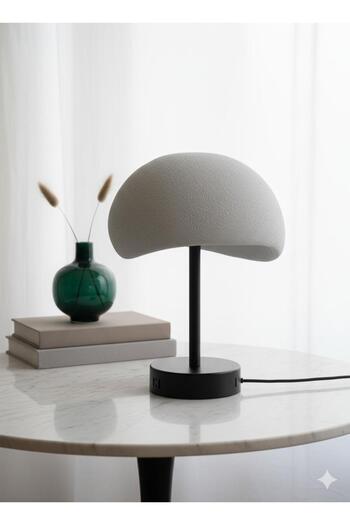 Limon 3D Desing Concrete Lampshade Rustic E27 Modern Chandelier Bohemian Concrete Look (E27 Bulb Included.)