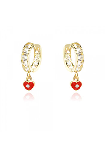 Sandra Ferretti Earrings for Children in Yellow Gold 14K