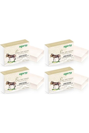 Agarta Handmade Natural Soap 150Gr Donkey Milk (Set of 4)