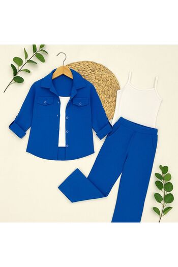 KOKOŞ BEBEK Linen Jacket Stylish Suit |   Between 4/8 Years