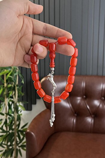 dergah tesbih Silver Horse Şahlanış Series New German Squeezing Efe Rosary