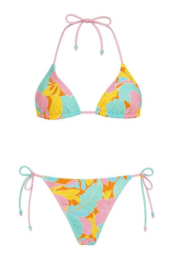 DEEP BEACH Üçgen Ipli Bikini Takım