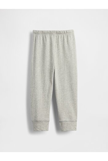 GAP Erkek Bebek Gri Brannan Bear İşlemeli Pull-On Jogger Eşofman Altı