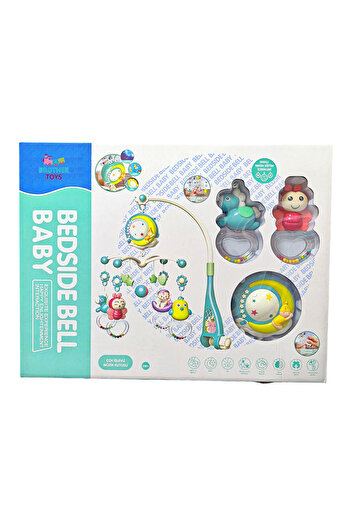 Brother Toys Tavana Ay Ve Yıldız Yansıtan Pilli Işıklı Müzikli Uzaktan Kumandalı Dev Boy Dönence Beşik Bebek