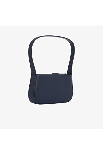 Tommy Hilfiger Women's Navy Blue Shoulder Bag with Logo