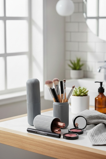 Hesaplı Kasa Suitcase Organizer - Toothpaste, Brush and Carrying Container, 19 X 6 cm