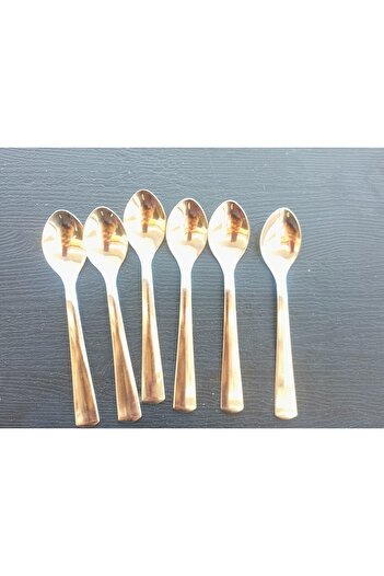NERSAN 6 Pieces of Stainless Steel Teaspoons Dowry Style