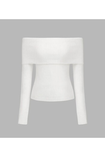ARDSU Cider Open Knit Long Sleeve Sweater