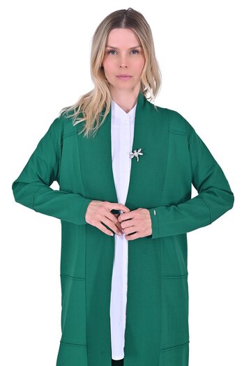 Invee Shawl Collar Knitwear Long Cardigan
