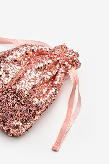 Le Mabelle Rose Sequined Girl's Bag