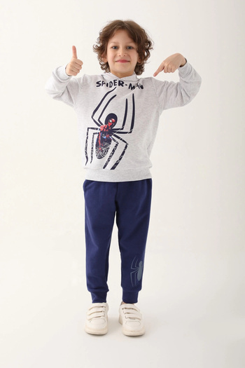 SPIDERMAN Spider-man boy's tracksuit set - snow melange
