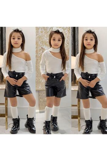 KOKOŞ BEBEK Kokoş Shoulder Detailed Suit |   Between 4/10 Years
