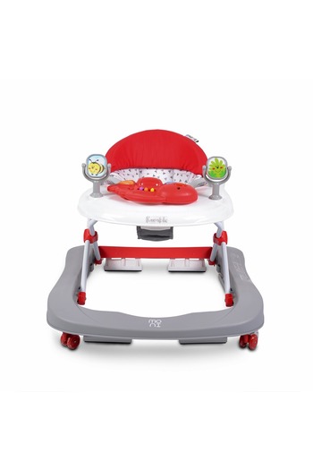 Moni Ramble 2-in-1 walker and forewalker with silicone wheels, Red