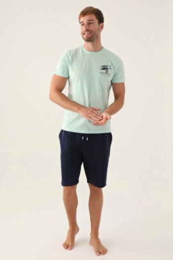 Arnetta Boy's Green Bermuda Suit