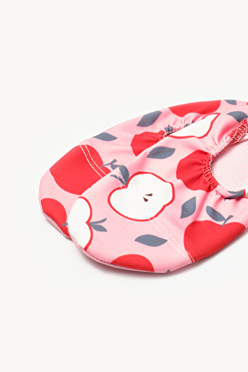 Le Mabelle Red Apple Patterned Girls' Sea and Pool Shoes