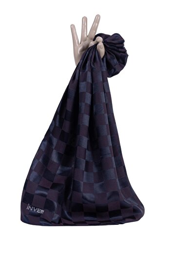 Invee Magnificent Square Scarf Dark Blue