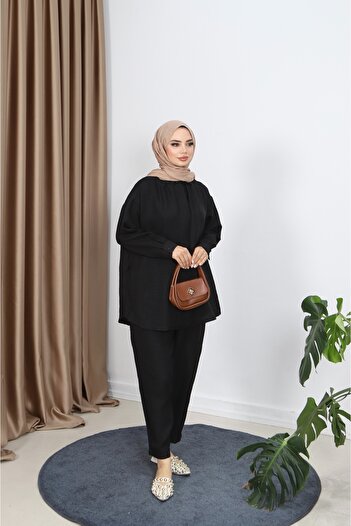 NİSUM MODA Pants Suit with Hidden Buttons