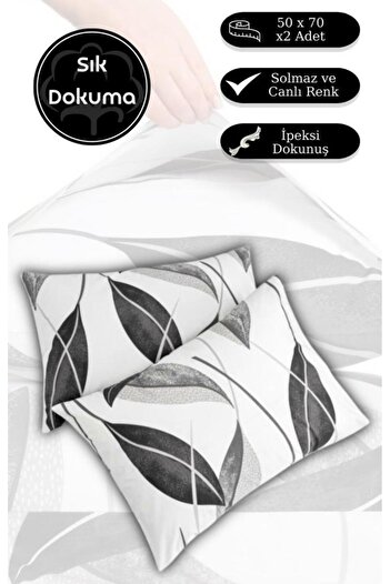 MODALİN Pillowcase 2-Pack Acacia Percale Printed 50X70 cm