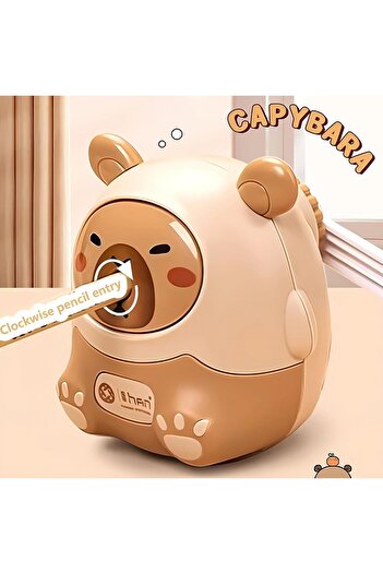 Twisoo Capybara Pencil Sharpener – Cute Cartoon Capybara Manual Sharpener for Kids, Students, Scho