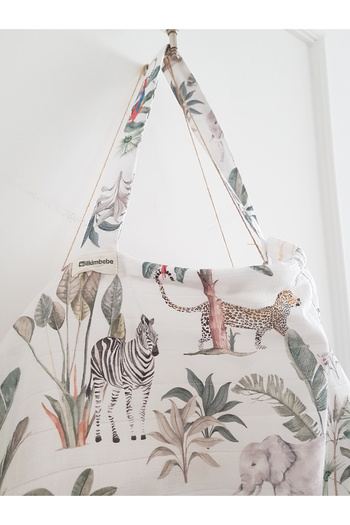 ilkimbebe Safari Müslin Konforlu Balenli Emzirme Önlüğü , Örtüsü - 70x100 Cm , Anne Bebek İlkim Bebe
