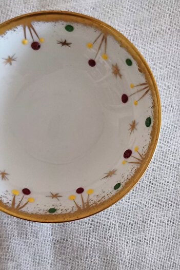 Fransız Limoges Snack or Presentation Plate 9 cm
