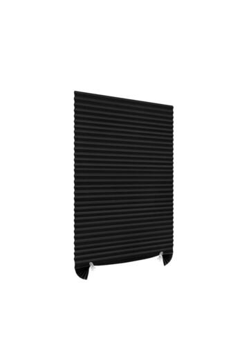 eZmart Adhesive Pleated Blind, Adjustable, eZMART, Black, 150x60 cm