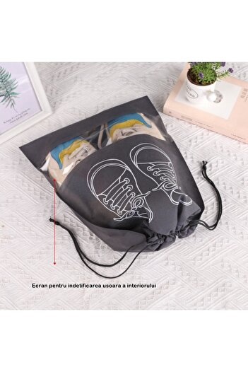 Bibilel Shoe storage bag, for travel or storage, dustproof, compatible with washing machine