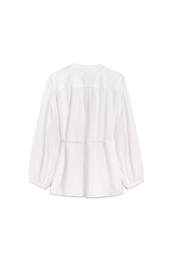 praye Balloon Sleeve Shirt Ecru