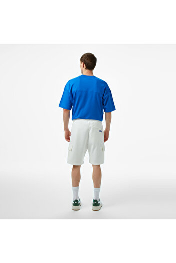 Lacoste House of SuperStep x Erkek Beyaz Şort