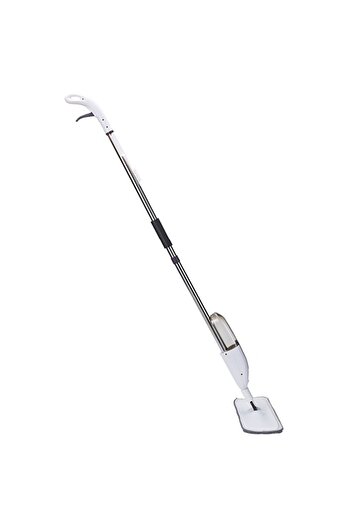 Flippy Flat mop, Flippy, with sprayer, plastic, microfiber mop refill, 125x40 cm, White/Purple