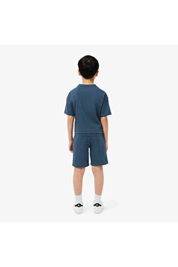 Lacoste Erkek Çocuk Baskılı Lacivert Şort