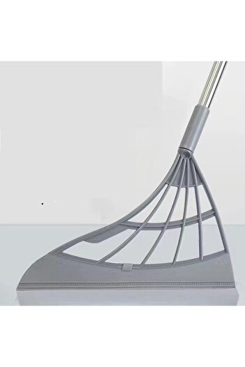 Flippy Broom, dustpan and silicone broom set, Flippy, Plastic/Steel, Grey, 90 x 72 x 100 cm