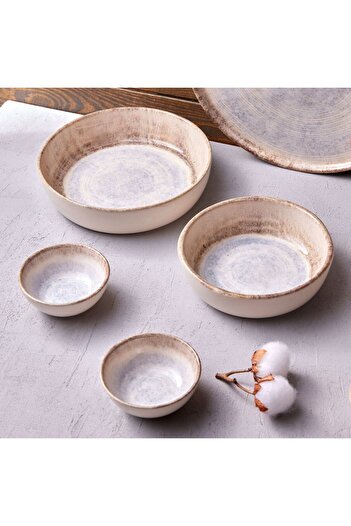 Karaca Ephesus, Ceramic Snack Bowl, 9cm, White Multi