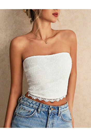 SHEIN top, cream