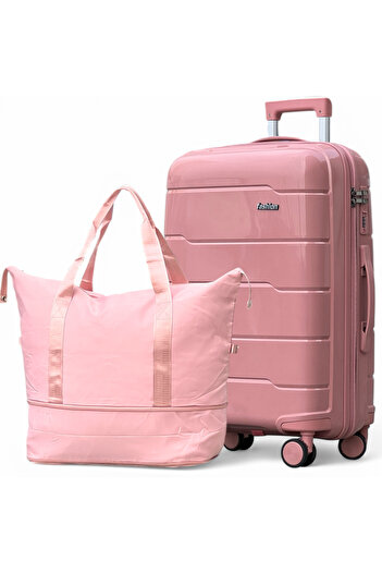 ZAAPPY Unbreakable PP Cabin Size 20 Inch[7-10kg] Luggage with Outdoor Bag Combo