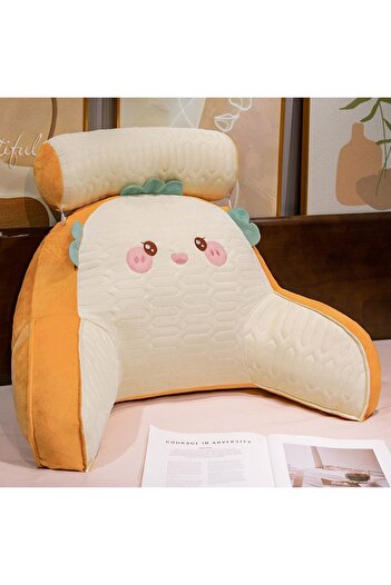 Flippy Multifunctional Pillow, Flippy, Backrest for Bed, Lumbar Support, Medium Size, 60 x 40 cm, Latex, Bu