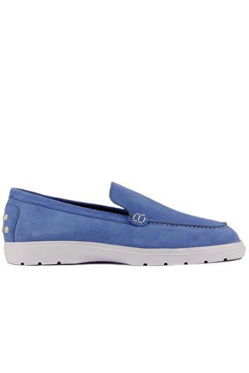 SailLakers - Blue Suede Men's Casual Shoes 101-9064-H1364