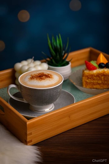 Generic Turkish coffee cup and saucer