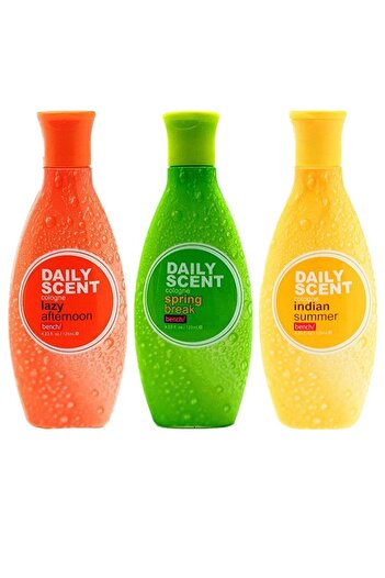 Punch Daily Scent Body Spray Cologne Set, 3 Pieces, Multicolor, 125 ml