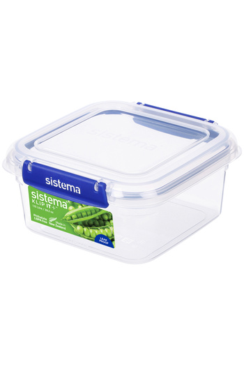 Sistema Klip It Plus Sistema food container with lid, rectangular shape, plastic, 1.15 L