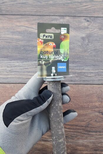 Vixpet Venty 38.5 cm Natural Parrot Perch |   Jako, Amazon, Sultan, Monk, Lori, Konur, Senegal Fx122