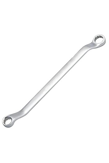 Generic MASTER TOOL 12x13mm Double Ring Offset Spanner | Heavy-Duty CR-V Steel Wrench | Metric Box-End Tool