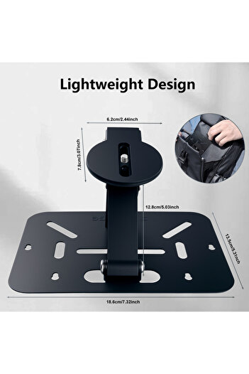 Choice black Universal Mini Projectors Bracket Holder Max Load 5 ibs Home Desktop Projector holder Stand Ta