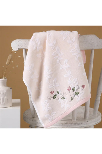 Choice 1 piece 68x34cm Orange 68x34cm High Quality Cotton Towel Embroidered Men's and Women's Towel Hotel T