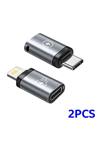 Choice Mixed 2 PCS USB Cable Converter Lightning To USB C Adapter 20W Ios to Type-C Adaptador for IPhone 15