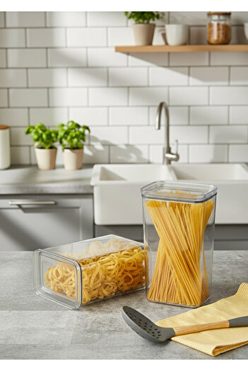 Dia 2-Piece Acrylic Food Storage Container Vacuum Lid Airtight