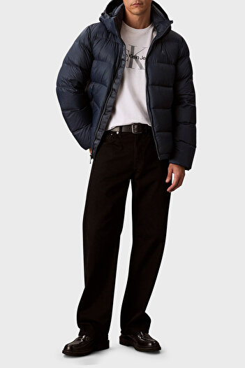 Calvin Klein Quilted Regular Fit Detachable Hooded Coat Lv04Rc518Gppk Men's Jacket Lv04Rc518